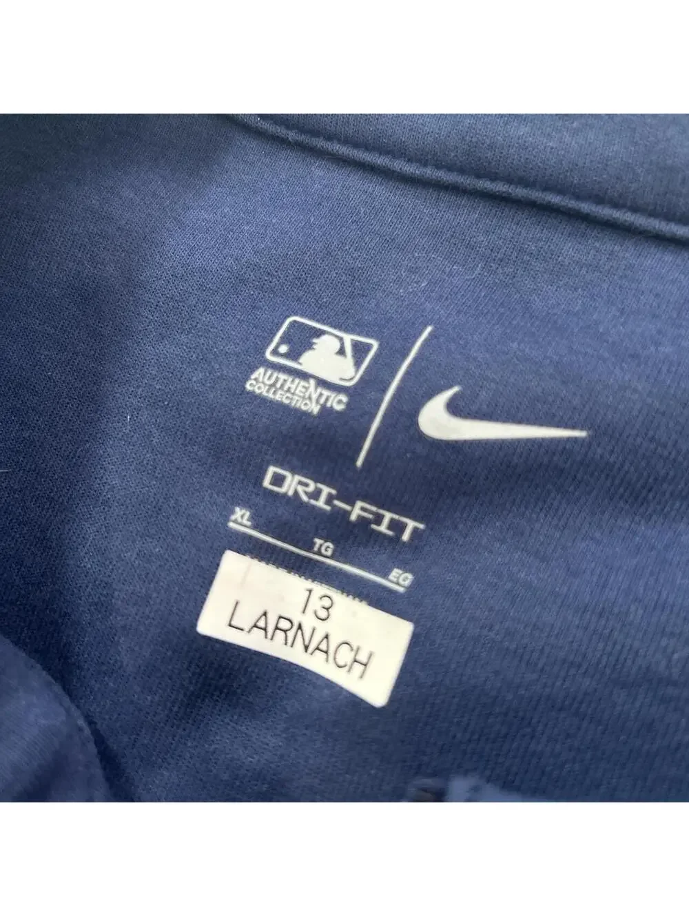 Nike Minnesota Twins MLB Authentic Collection Dri-FIT navy quarter zip pullover
